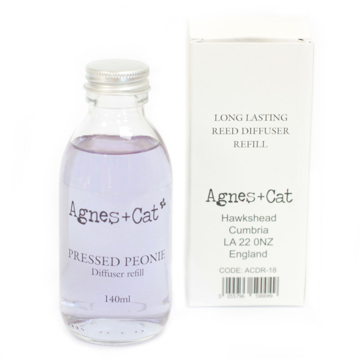 Agnes + Cat Reed Diffuser Refill - Pressed Peonies 140ml