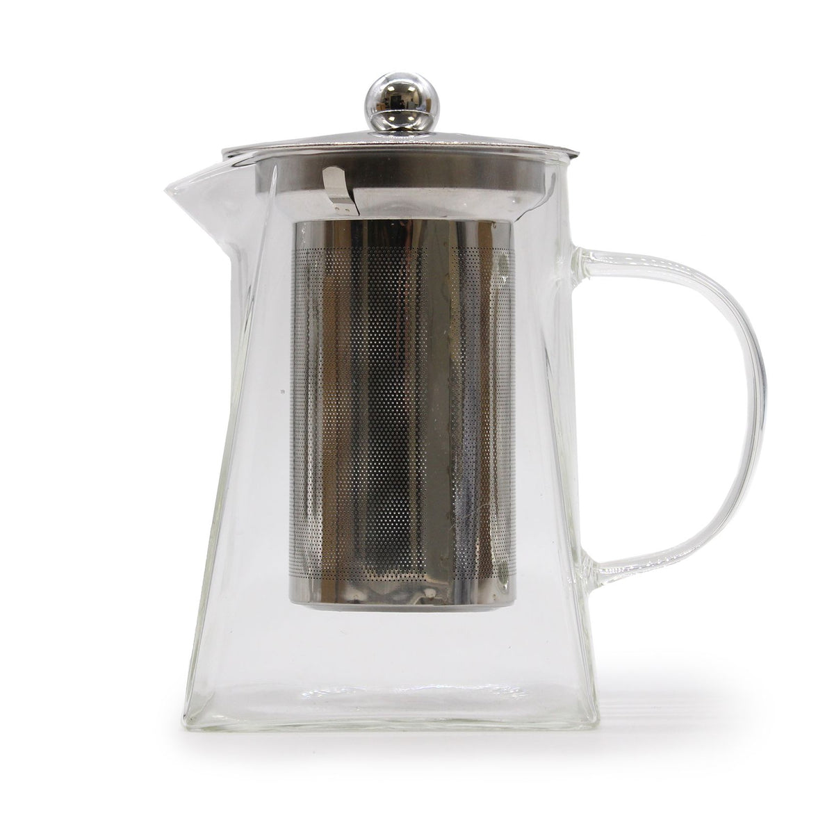 Glass Infuser Teapot - Gift Boxed - Tower Shape - 750ml
